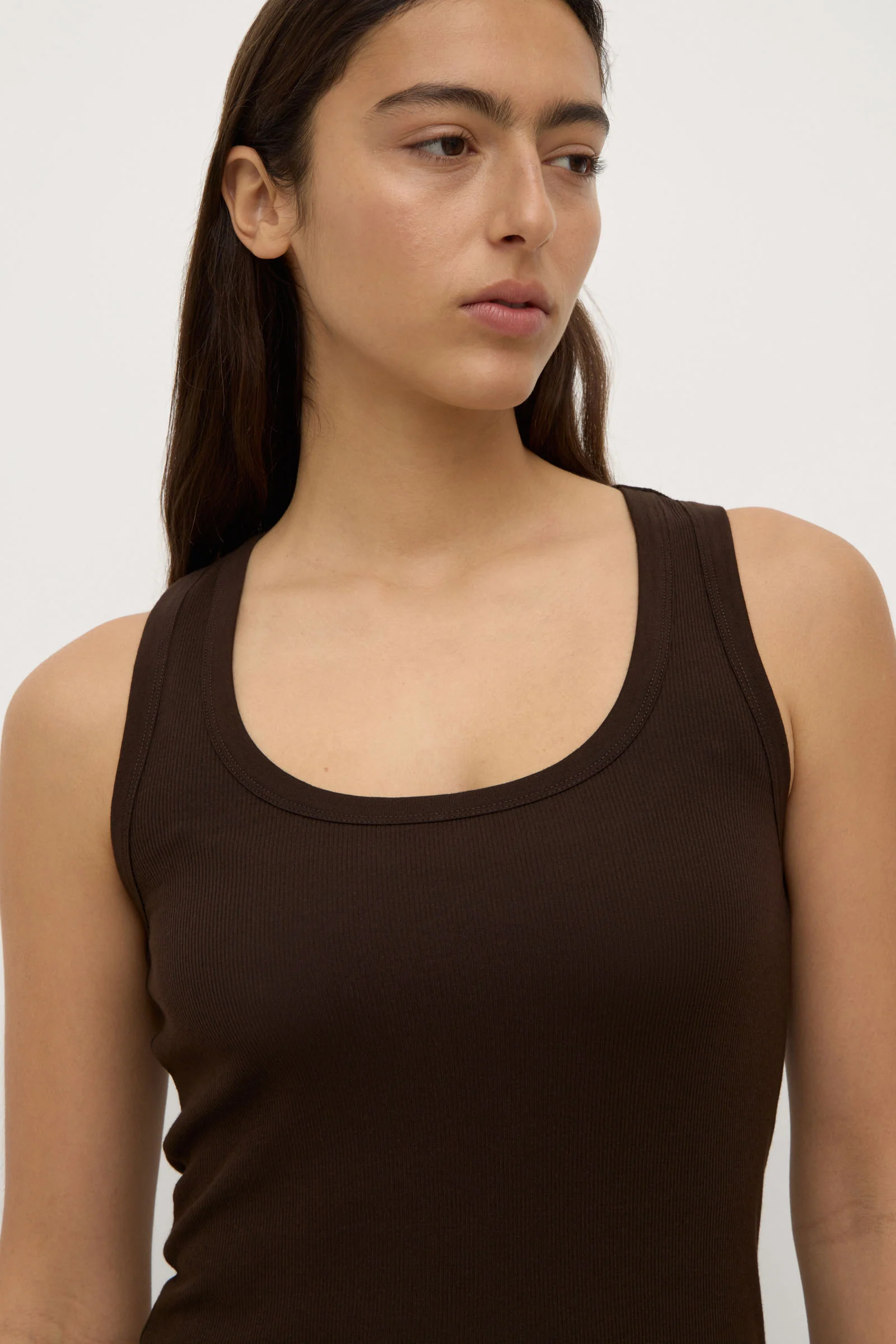 Robyn Scoop Neck Rib Tank - Image 2