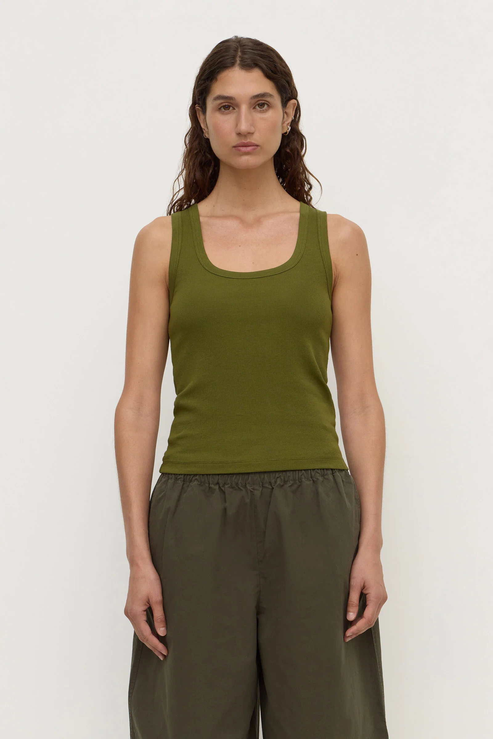 Robyn Scoop Neck Rib Tank