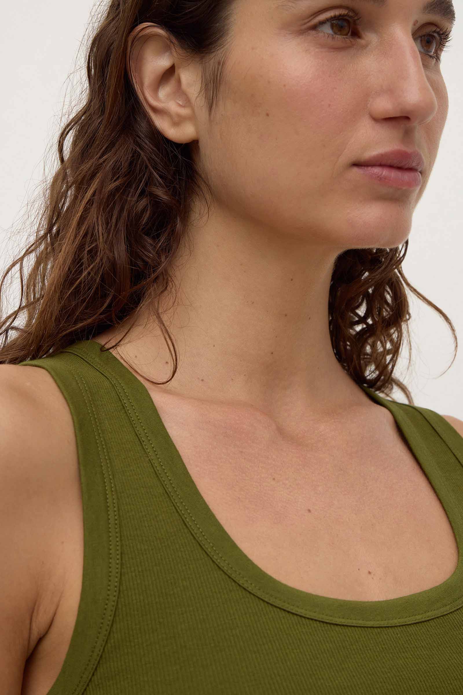Robyn Scoop Neck Rib Tank - Image 2