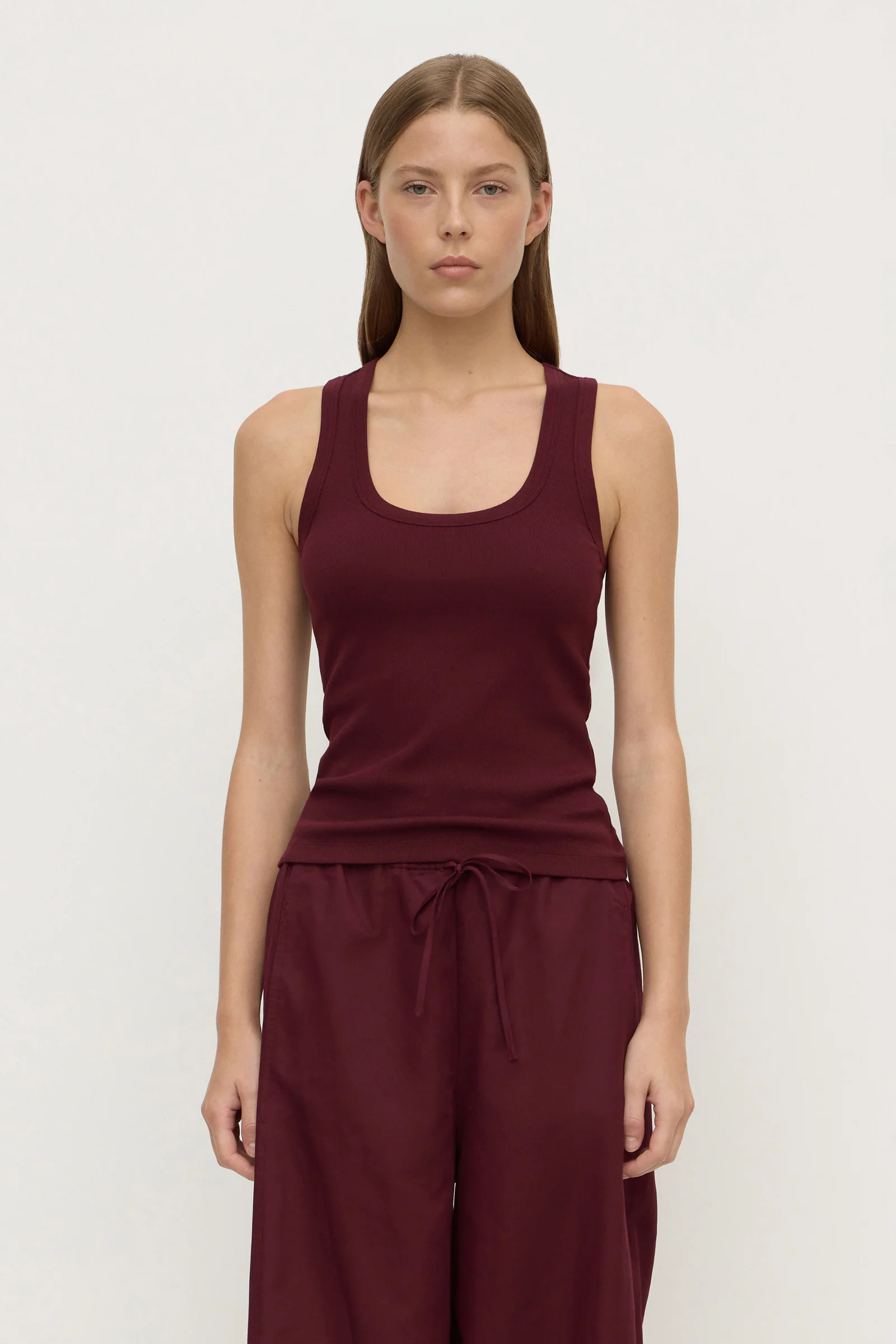 Robyn Scoop Neck Rib Tank