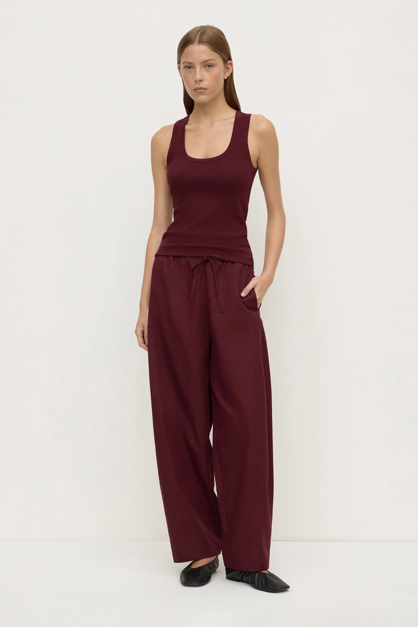 Robyn Scoop Neck Rib Tank - Image 3