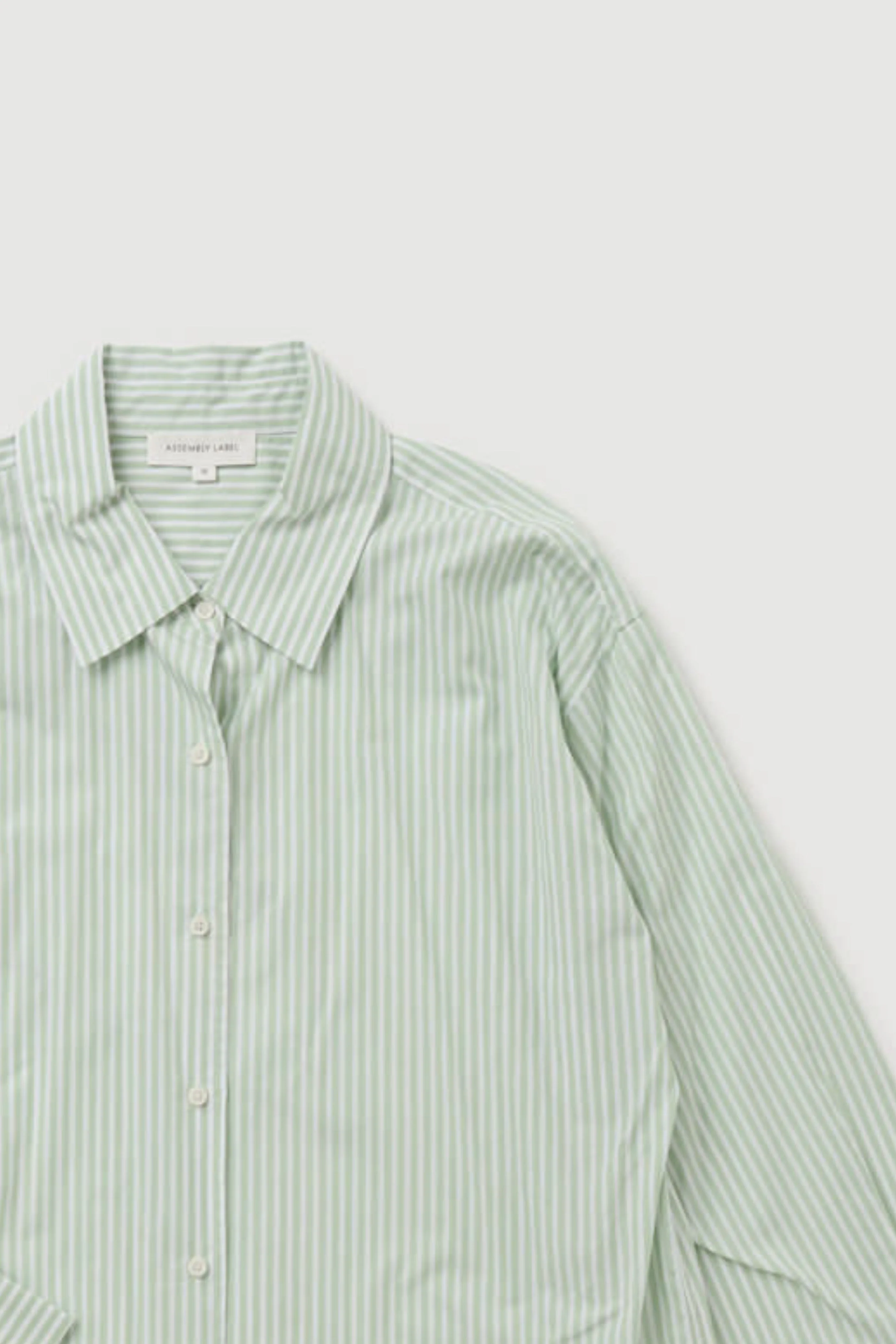 Re-Worn Womens Cotton Stripe Shirt - Image 2
