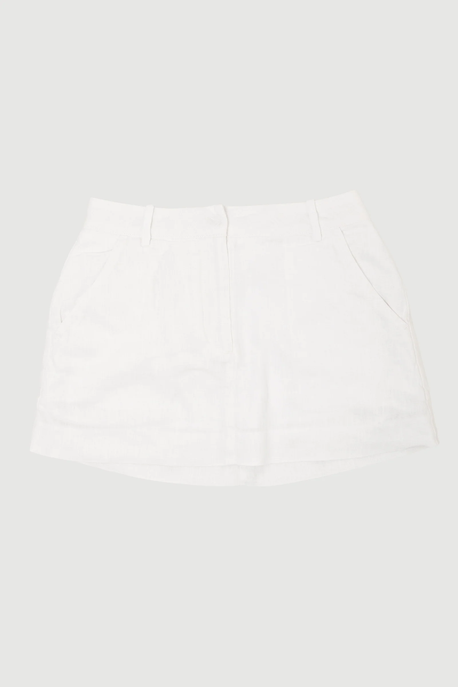 Re-Worn Womens Linen Skirt