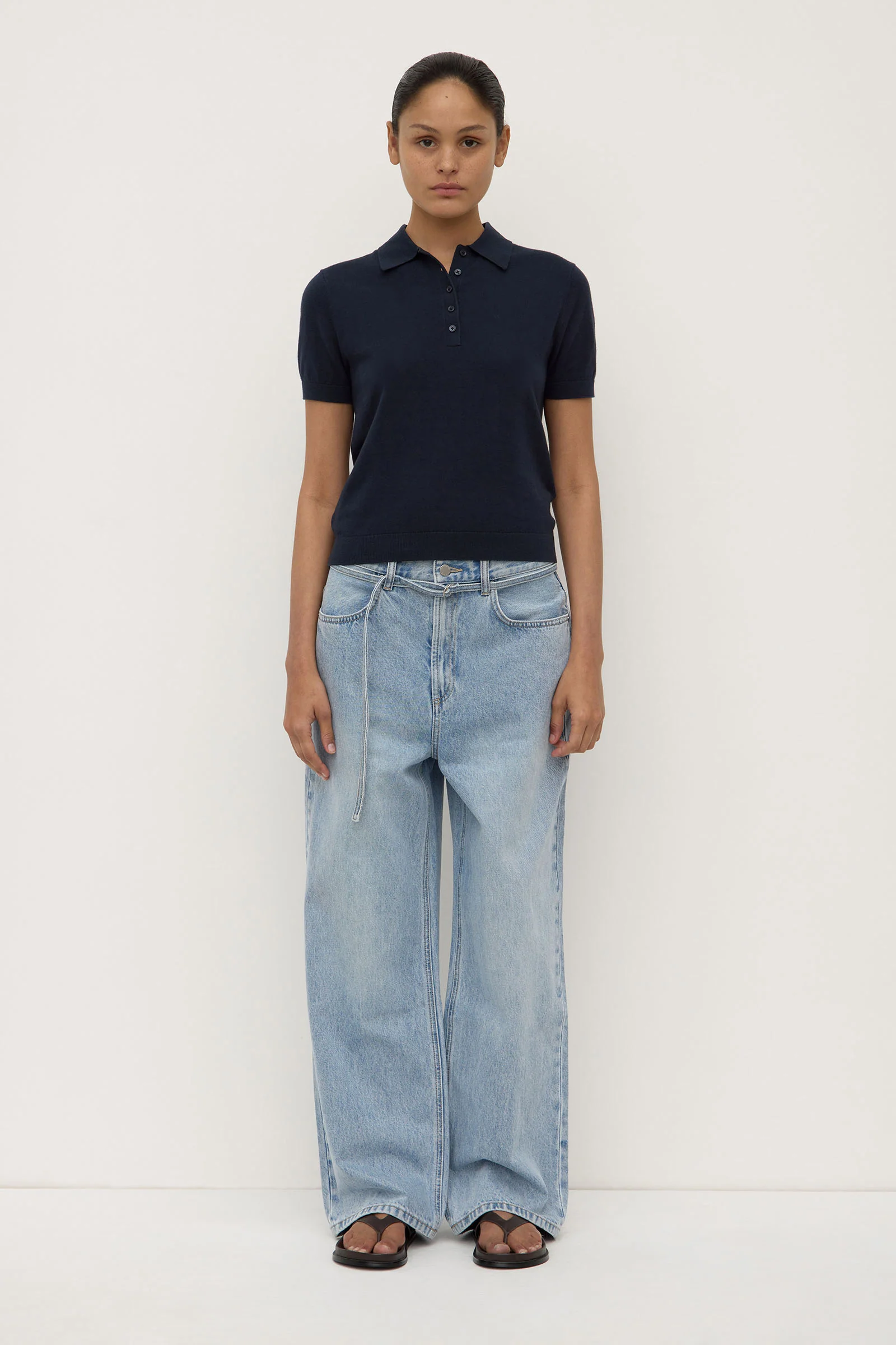 Sloane Cotton Cashmere Polo