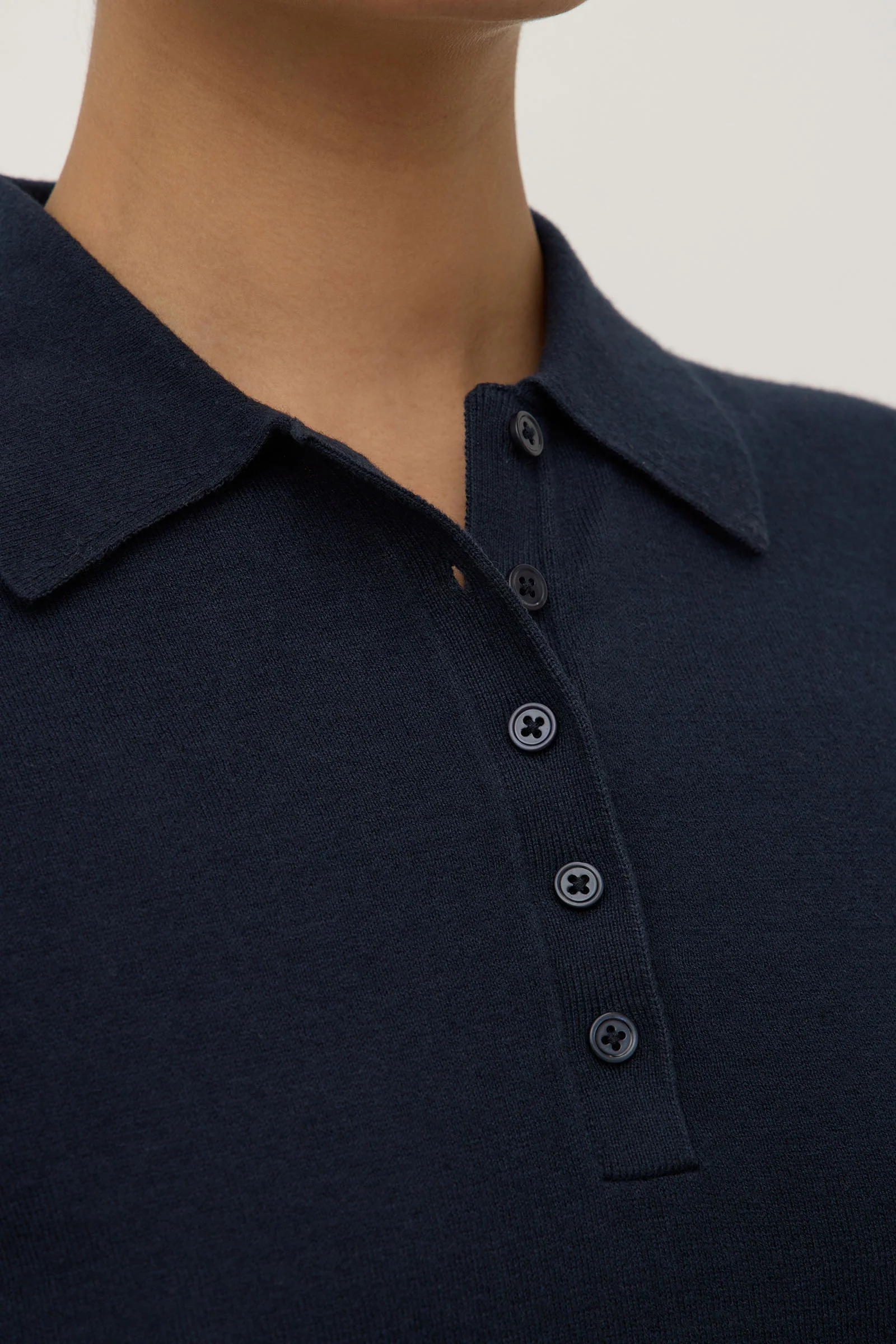 Sloane Cotton Cashmere Polo - Image 2