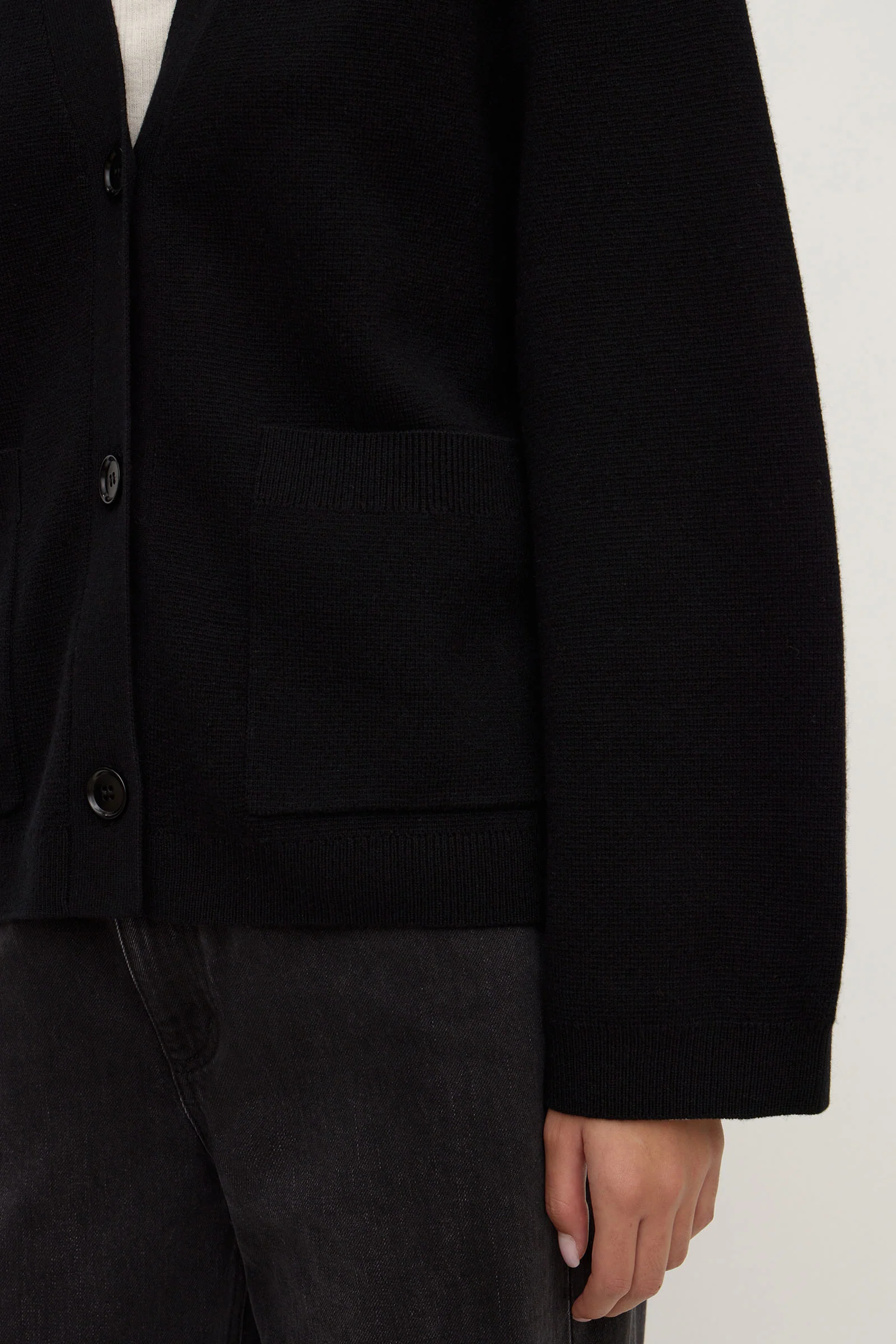 Tamsin Wool Cashmere Knit Cardigan - Image 2