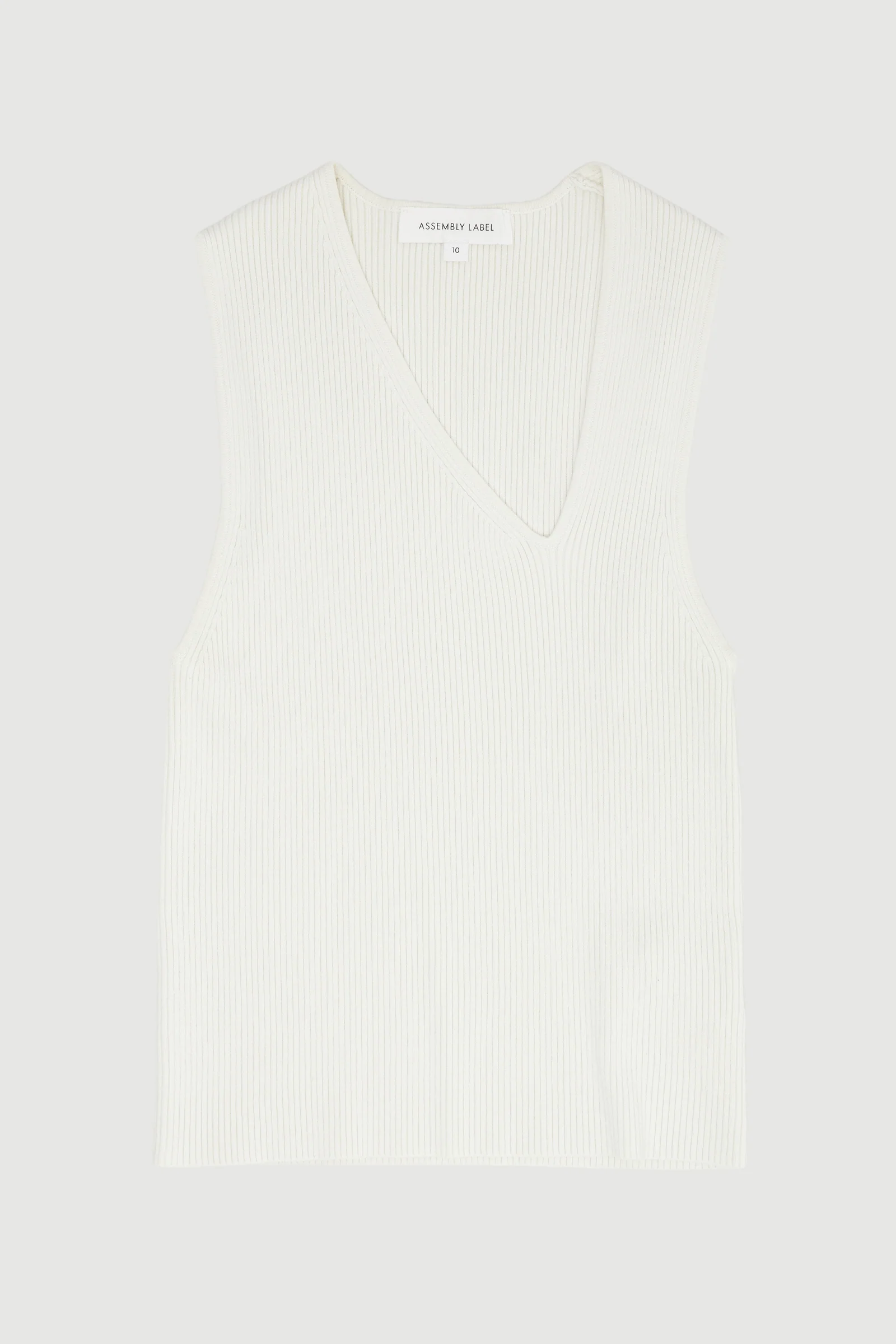 Re-Worn Womens Cotton Blend Textured Tank