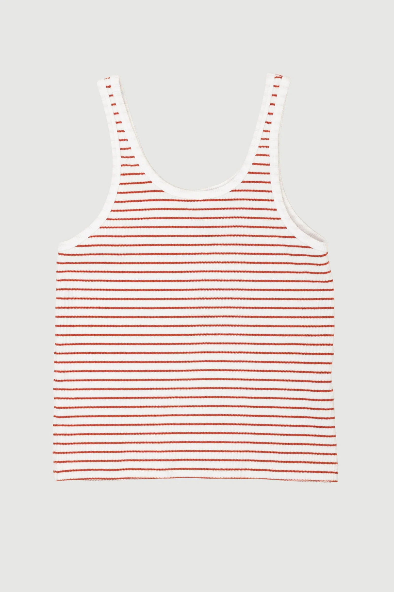Re-Worn Womens Organic Cotton Yarn Blend Stripe Tank