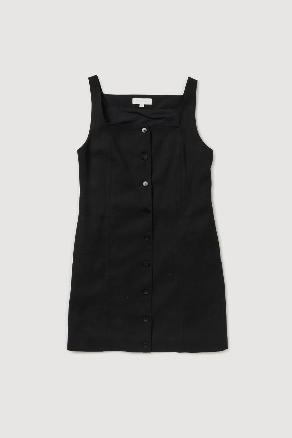 Re-Worn Womens Linen Blend Textured Tank Dress