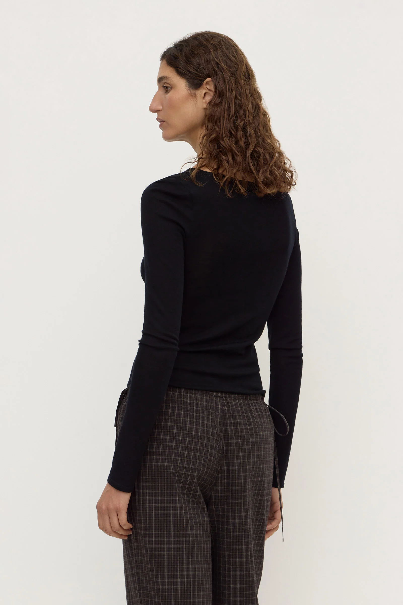 Tatiana Wool Long Sleeve Top - Image 6