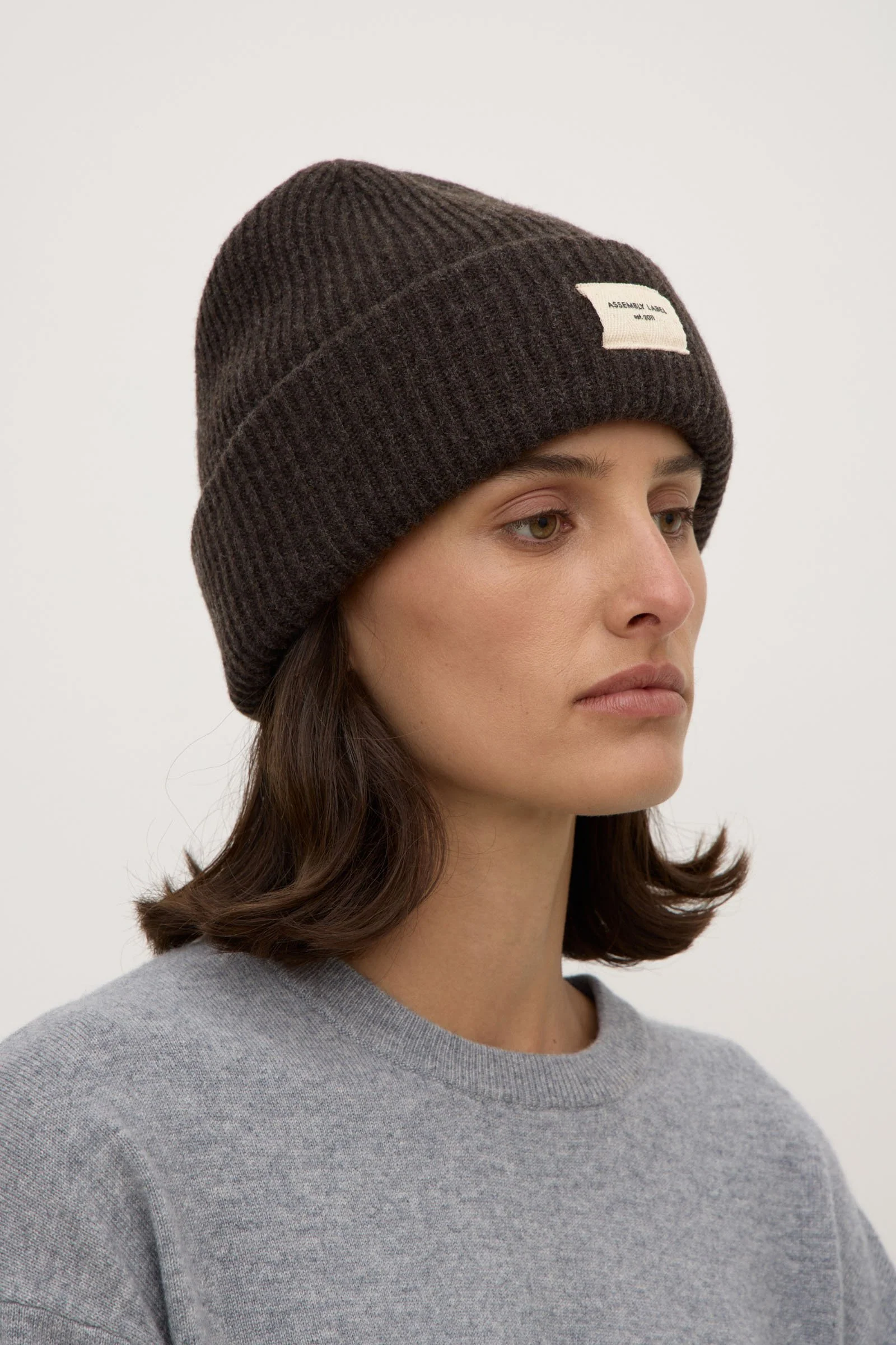 Wool Rib Beanie - Image 2
