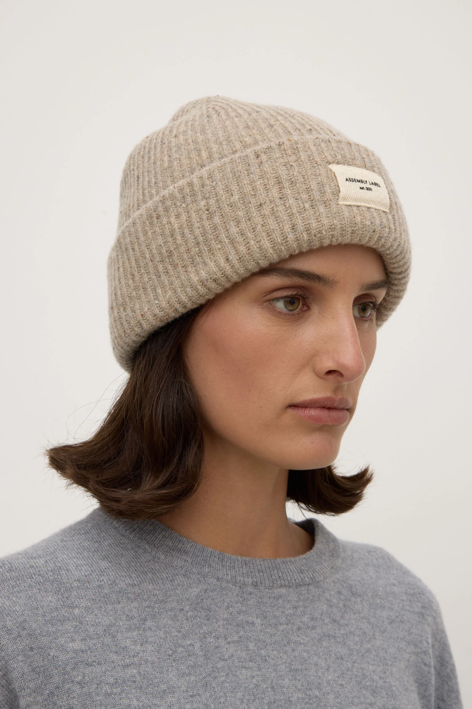 Wool Rib Beanie - Image 2