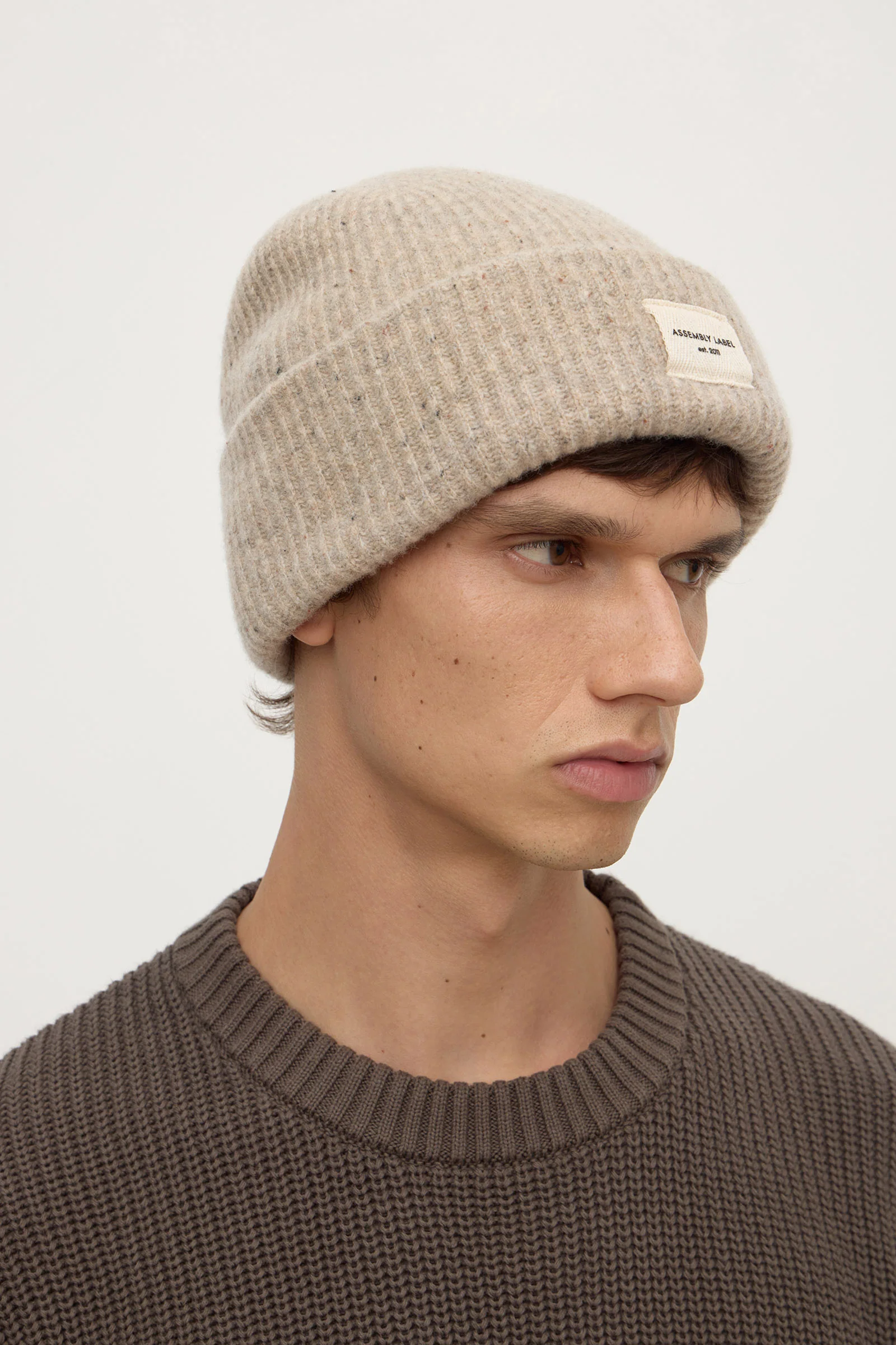 Wool Rib Beanie - Image 3